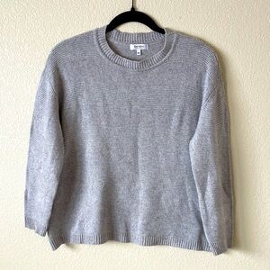 Bartolini Italian Cashmere Blend Knit Sweater M Boxy Relaxed Fit Quiet Luxury